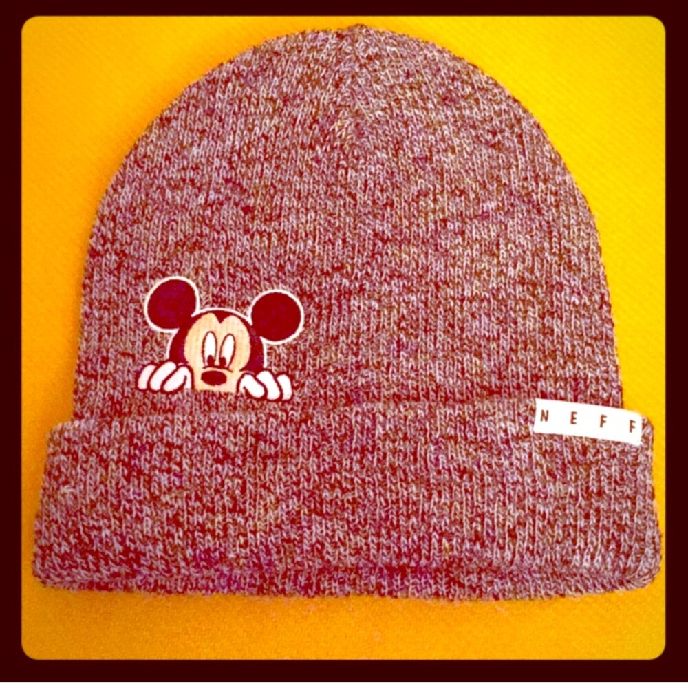 🎉HP🎉 ONLY 1! 👀Neff Disney Mickey Peep Beanie👀